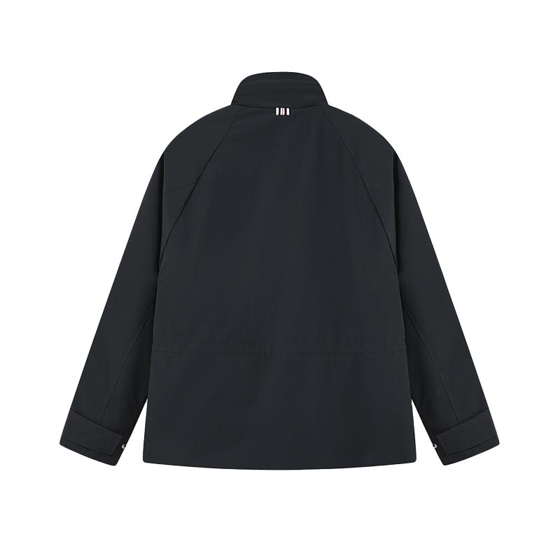 Fila Наследие Мода Классический Ретро Спорт Кэжуал Простой Универсальный Удобный Теплый Свободный Хлопковый Жакет Женские куртки Легендарный-Синий F11W618906FNV