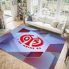 Mainz FC Design Crystal Velvet Carpet Cozy Non?Slip Printed Rug For Bedroom Living Room Entrance