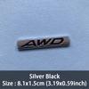 3D Metal Car Styling 2.0 2.5 Displacement Logo Awd Rear Trunk Emblem Decal Stickers For Mazda CX4 CX5 CX8 CX7 ATENZA Accessories BW3