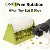 Интерактивная игрушка-головоломка для собак, кормушка, порт для еды, нескользящая основа, ролик-диспенсер для лакомств для умственной стимуляции