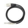 6.35mm XLR Male To TRS Jack Microphone Line Microphone O Cable for Microphones Speakers Stage