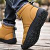 Lace Up Men's Snow Boots Booties Ankle Male Winter Shoes Anti Slip Fur Fashion Offer Outdoor Hiking Cotton Shoe Original Deals