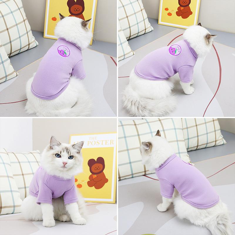 Dog Hoodie Coat Spring Autumn Pet Coat Garment Small Dog Costume Cat Clothes Puppy Bichon Pomeranian Poodle Maltese Dog Clothing