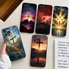 Библейский стих Иисус Христос Христианский Для iPhone 17 Air 16 Pro Max 15 14 13 Чехол с полным покрытием Ударопрочный MagSafe Чехол