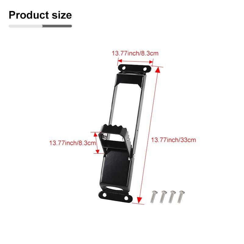 Боковая дверная петля, подножка, складная, подножка, подходит для Jeep Wrangler JK JL JT, металлические педали, внешние аксессуары