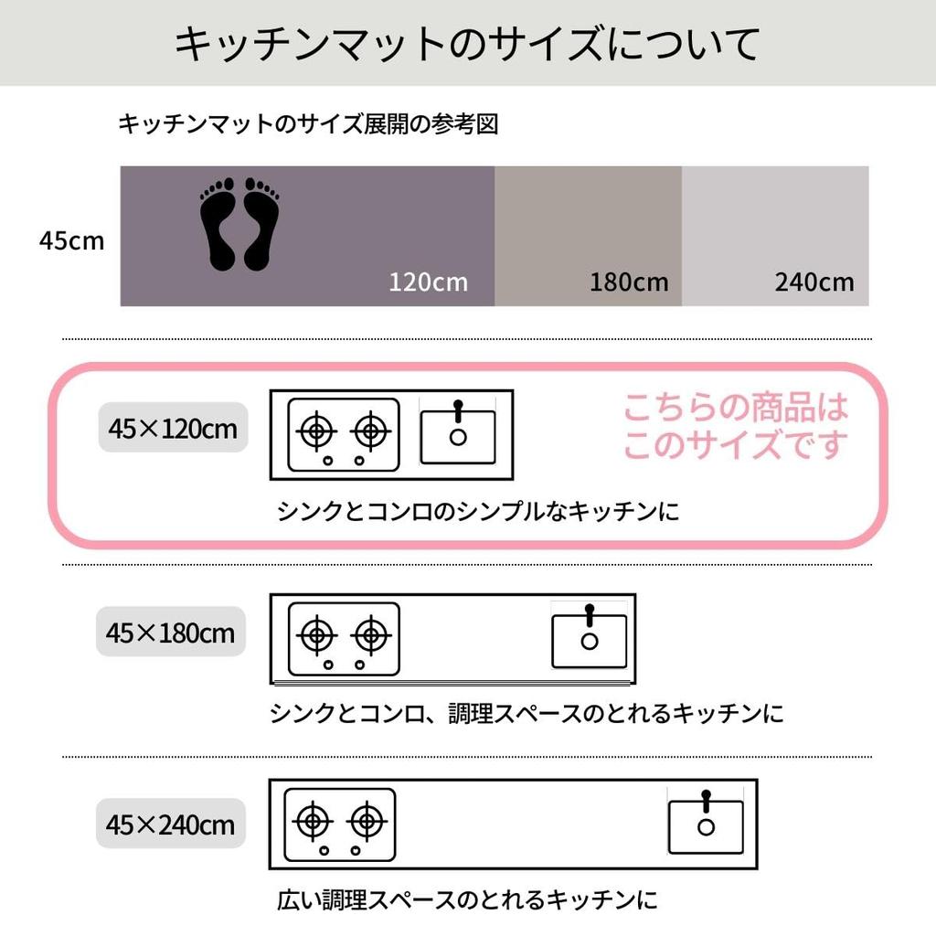 Sanrio Characters PVC Kitchen 45 X 120 PVC My Pochacco Mat, Cm, Vinyl, Water-Repellent, Cushion, Kitty, Pompompurin, Cinnamoroll, Melody, (SB-688-S)