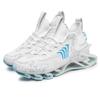 Spring New Blade Men's Shoes Running Shoes Flying Woven Air Cushion Sports Shoes Mesh Shoes Men's Basketball Large Size Shoes