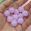 Polyhedron With Hole 10pcs/bag Macarone Color Loose Beads Beading Materials Acrylic DIY Imitation Jade Crafts Fashion Pearlescent Jewelry Accessories