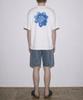 ZENSAI Wide Half Denim Pants Blue