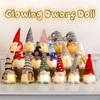 Ski Glowing Dwarf Dolll Sled Christmas Gnome Faceless Doll New Gnome Doll  Home Decorative