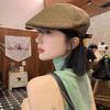 Lightweight Vintage Beret Cotton Linen Cap Uv Protection  Unisex Gift Design