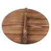 Accessories Anti-scalding Anti-overflow Pan Lid Iron Pot Cover Cookware Part Fir Wood Pot Lid