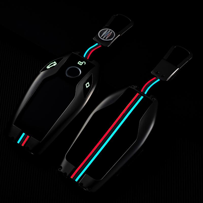 Чехол для автомобильного ключа, сумка для ключей для BMW 1 3 5 7 серии X1 X3 X5 X6 X7 F30 G20 F34 F31 G30 G01 F15 G05 I3 M4 серии, автомобильные аксессуары