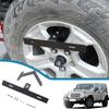 Registration Plate Holder for Jeep Wrangler JK JL 2007-2023 Car Rear Spare Tire License Plate Mount Bracket Exterior