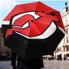 Зонт-трость Jersey Devils Складной зонт, автоматический зонт 8 спиц для путешествий, кемпинга Подарок на Хэллоуин, Рождество