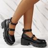 2024 New Women Lolita Shoes Vintage Students Uniform High Heels Women Platform Plus Size Shoes Mary Jane Shoes Zapatos De Mujer