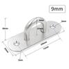 4pcs Heavy Duty Ceiling Hook Ceiling Fan Hammock Hanging Accessory Ceiling Screw  5mm/6mm/8mm/9mm