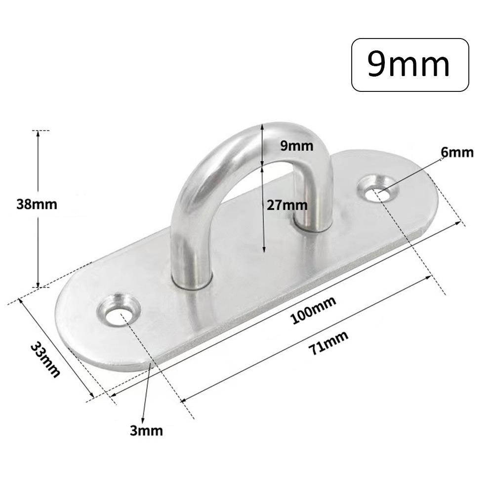 4pcs Heavy Duty Ceiling Hook Ceiling Fan Hammock Hanging Accessory Ceiling Screw 5mm/6mm/8mm/9mm
