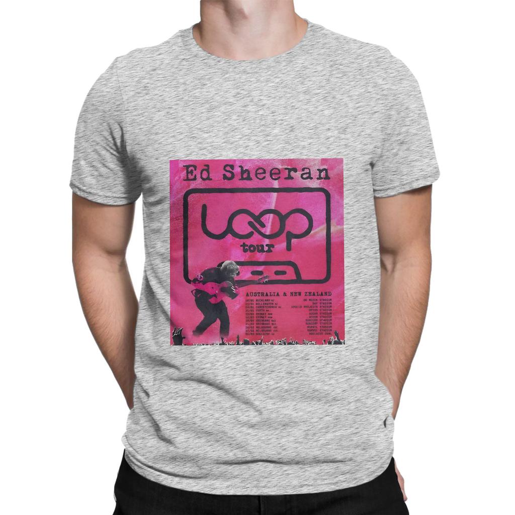 Ed Loop Tour Australia NZ 2026 Concert Funny Graphic 100 Cotton TShirt EEd Sheeran Tees Tops For Unisex