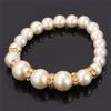 3In1 Set Elegant Pearl Necklace Earrings Bracelet Long Necklace Jewelry Gift
