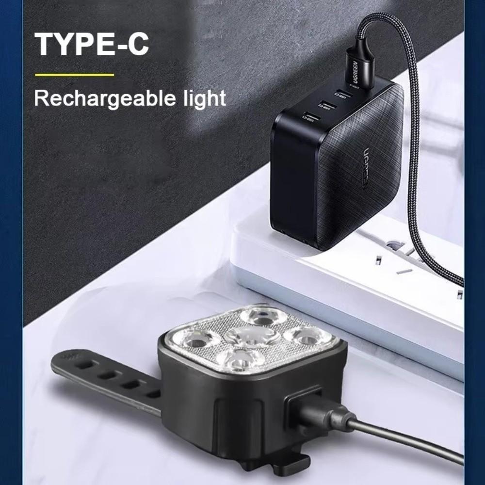 Waterproof Bicycle Front & Rear Light Set Mountain Bike Flashlight Kit Night Commuting Cycling