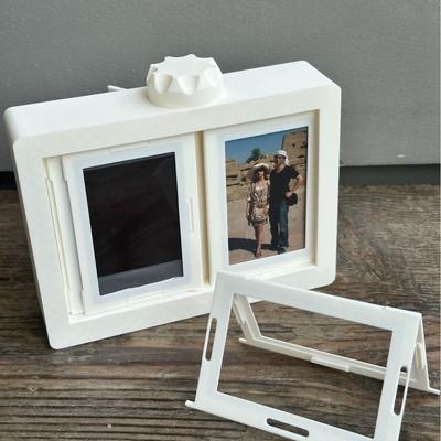 12 карманов 3D вращающийся держатель для фотокарточек прозрачный защитный фотоальбом легко установить вращающиеся перелистывающиеся украшения