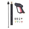 High Pressure Washer Gun Kit M22 14 M22 15 3 8 Inch Adapters 0 Degrees 15 Degrees 25 Degrees 40 Degrees 60 Degrees