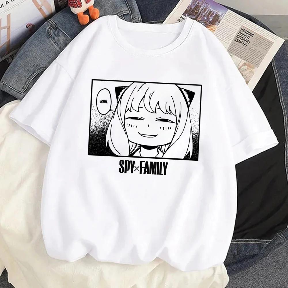Футболка Loid Forger Yor Forger Anya Forger, футболка с рисунком манги, аниме Harajuku, кавайная футболка с рисунком для мужчин и женщин, рубашка