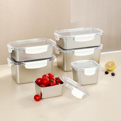 Форма для выпечки хлеба из нержавеющей стали 304 с герметичной крышкой, глубокая форма для кекса с антипригарным покрытием