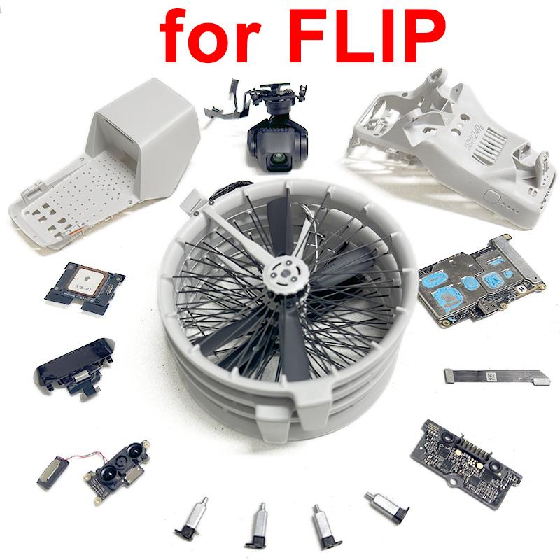 FLIP Gimbal ptz Camera Round Propeller Guard Bottom Shell Propellers Power Motor for DJI FLIP GPS Module ESC Board