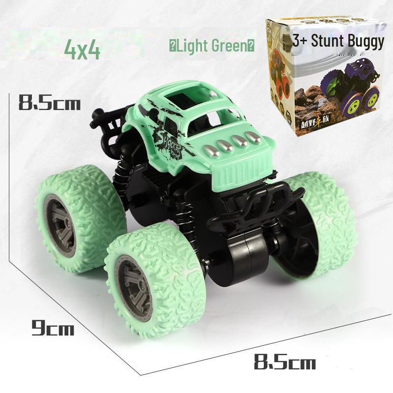 Детская четырехколесная инерционная трюковая машинка - вращающаяся внедорожная модель игрушки