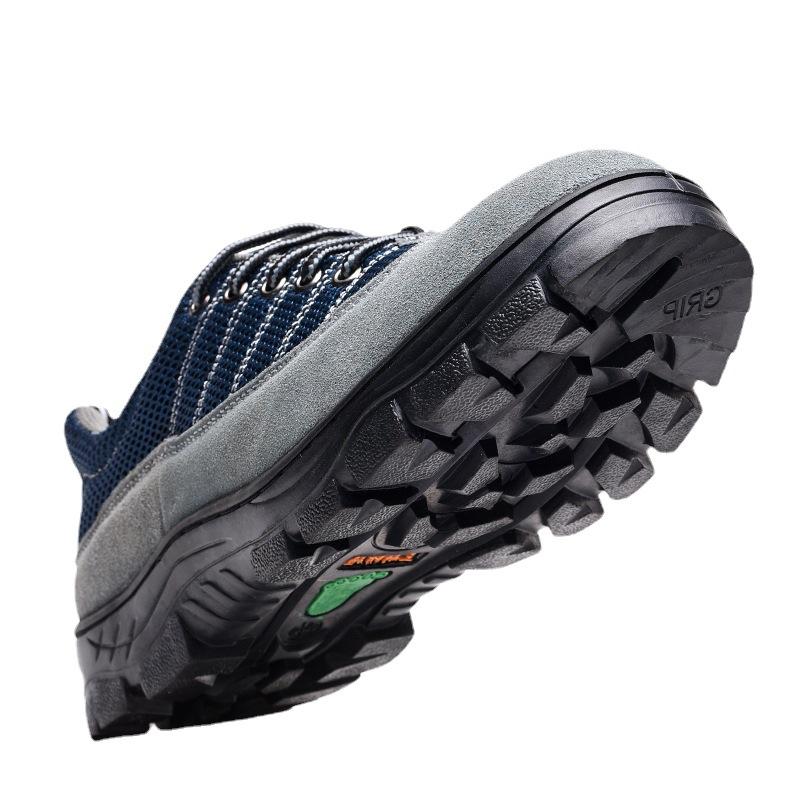 Labor Insurance Shoes, Anti-smash and Anti-wear Anti-velvet Cowhide, Dust-proof Shoes for Construction Site Work