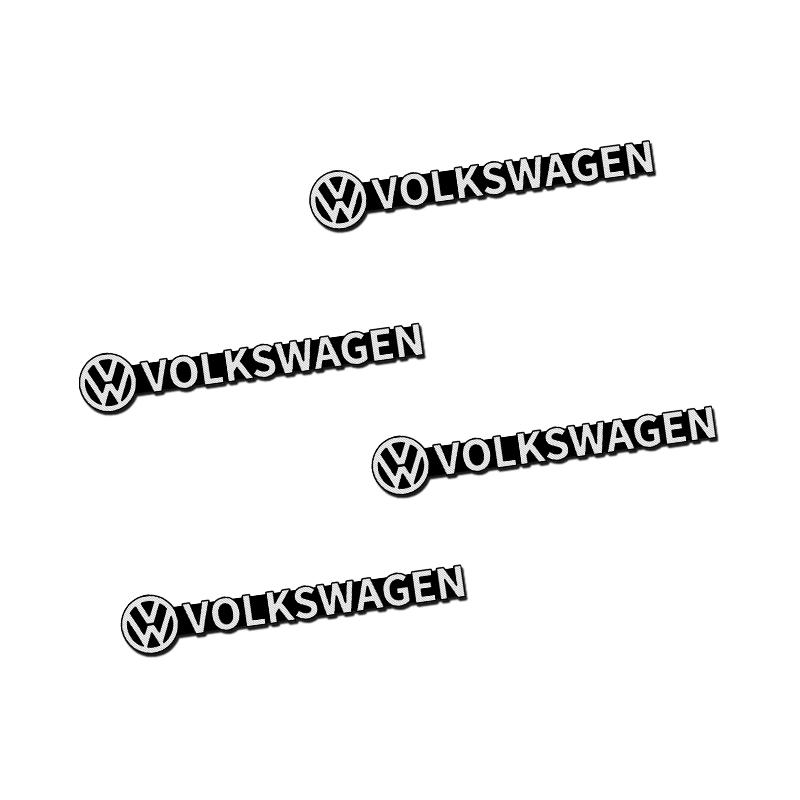 2025 Горячие 10 шт. 3D алюминиевая значок-эмблема стереодинамика Наклейка для VW Volkswagen Golf Polo Passat Touran Аксессуары