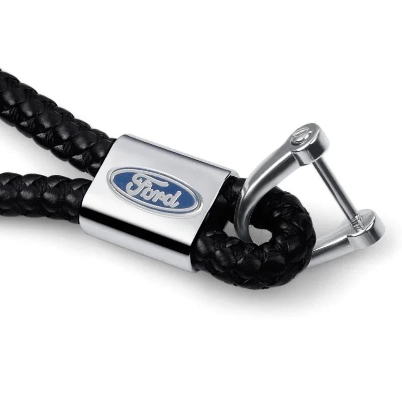 Car Sticker 2025 Hot New Car Styling Keychain Key Chain Pendants Auto Interior Decoration For Ford Focus 2 3 4 Mondeo Fiesta Eco