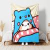 1pc Blanket Bubu and Dudu Print Design, Lightweight Blanket for Sofa, Bed- Soft &Warm, Gift for All Seasons like Christmas, Halloween