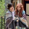 Liu Yifei Shawl Premium Travel Cloak Thickened Knitted Scarf Women