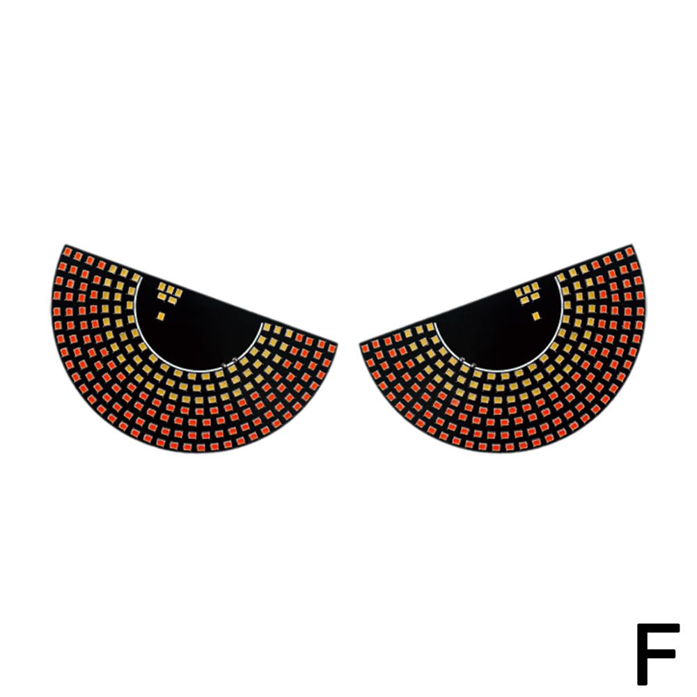 Car Windshield Glow Flexible LED Panel Devil Eyes Light LED Signal Lights Flashing LED Decoration Light For Car Windshield F6V0