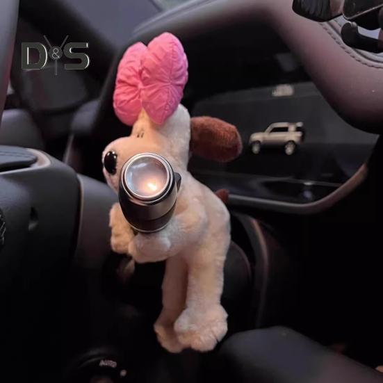 Милая плюшевая кукла в форме собаки, украшение для автомобиля, многофункциональный указатель поворота автомобиля, фигурка стеклоочистителя, украшение, подарок для водителей