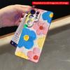 2DFlat Samsung phone case Textured Pastel Flowers Phone Case Applicable to Galaxy S23 S24 S25ULTRA S26 A12 A14 A15 A16 A54 A55
