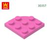 Нетоксичные 86 шт./лот Угловые закругленные Блок 3x3 Moc Цветные Аксессуары Совместимые с Изогнутым Кирпичом DIY Игрушки Для Детей Технические Детали