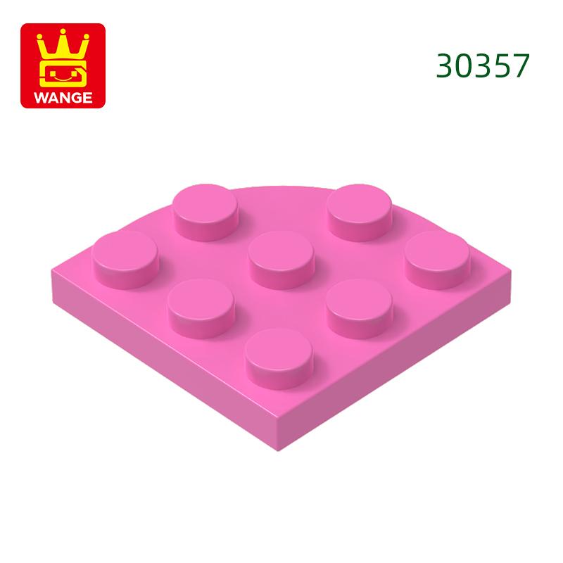 Нетоксичные 86 шт./лот Угловые закругленные Блок 3x3 Moc Цветные Аксессуары Совместимые с Изогнутым Кирпичом DIY Игрушки Для Детей Технические Детали