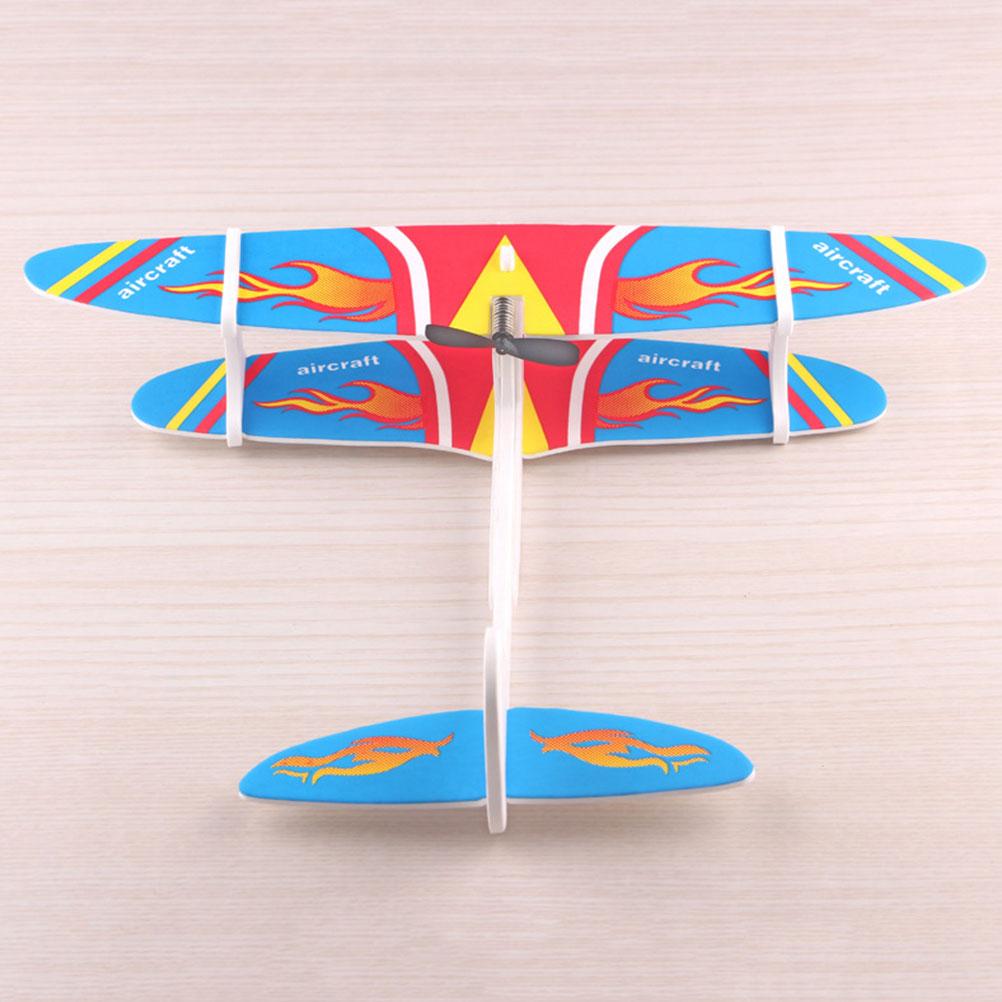 Creative Airplane Model Outdoor Toy Electric Airplane Toy Simulation Airplane Toy Airplane Kids Random Color