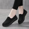 Women's Black White Loafers Driving Shoes Comfort Casual Slip On Walking Minimalist Breathable Moccasins for Mother