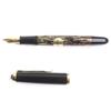 Excellent PERIKAN fountain pen M&K brown stripes Dark brown gold 14K mens 400NN Used