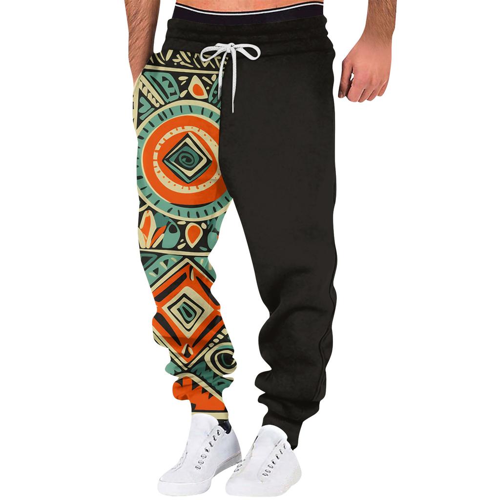 Весенние и спортивные брюки для фитнеса, однотонные, мужские, свободные, для бега, повседневные, большого размера, хлопковые спортивные штаны