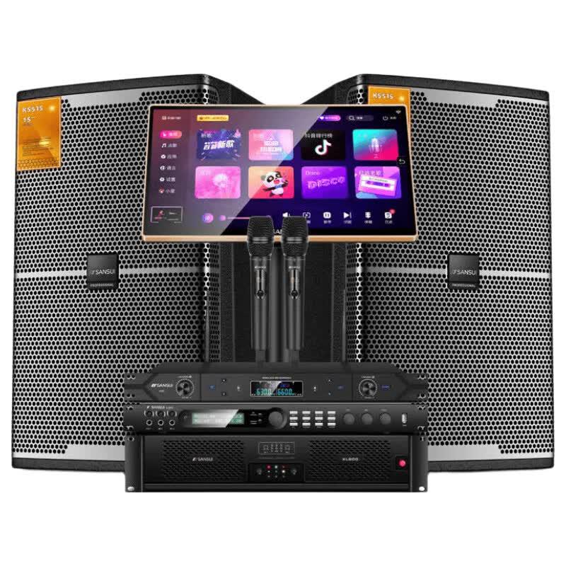 SANSUI KS510 Professional KTV & Home Karaoke Speaker System (CN version)