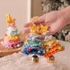 1PC Plush Christmas Pendant Woolen Hook Weaving Christmas Tree Small Ornament Christmas Decoration Car Pendant
