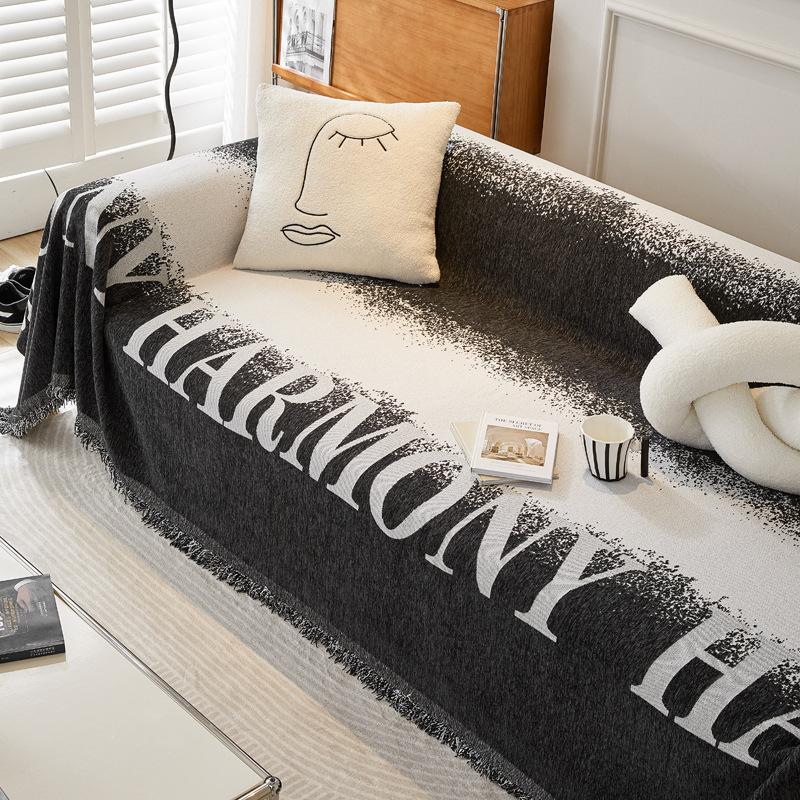 Скандинавский чехол для дивана, универсальная ткань для дивана Four Seasons, полностью покрытый чехол для дивана большого размера, не царапающийся, чехол