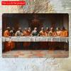 2D Flat Wooden Sign 30*20cm Religious-themed Wooden Wall Art: The Last Supper Scene Decorative Sign, Ideal for Christian Decor