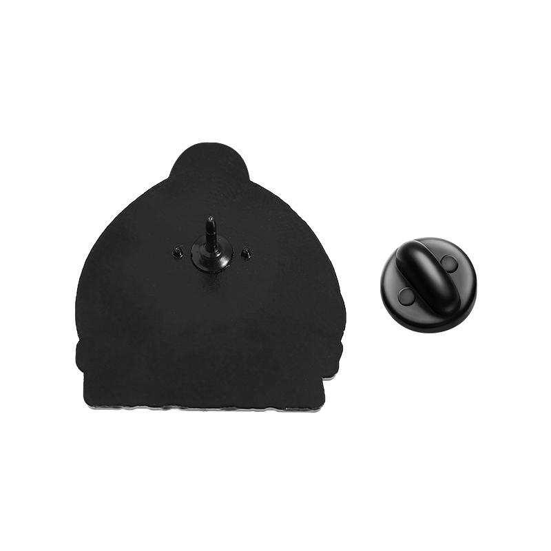 Movie Character Quotes Enamel Pins Custom TALK LET'S DRINK IN SILENCE Brooches Lapel Badges Clothes Jewelry Gift for Friends